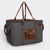 45L Bigboy Box Cooler Wax Canvas & Leather Hard Plastic Inner RTS - Thandana UK