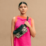 Ari Bumbag Faux Fur Printed Leather RTS - Thandana UK