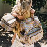 Baby Nappy Backpack Laminated Fabric RTS - Thandana UK