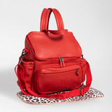 Baby Nappy Backpack Leather RTS - Thandana UK