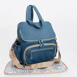 Baby Nappy Backpack Leather RTS - Thandana UK
