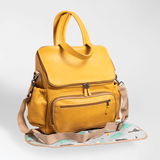 Baby Nappy Backpack Leather RTS - Thandana UK