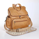 Baby Nappy Backpack Leather RTS - Thandana UK