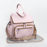 Baby Nappy Backpack Leather RTS - Thandana UK