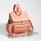 Baby Nappy Backpack Leather RTS - Thandana UK