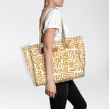 Beach Medium Bag Laminated Fabric RTS - Thandana UK
