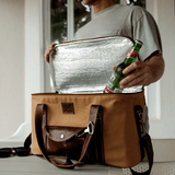Caddy Cooler Canvas & Leather RTS - Thandana UK