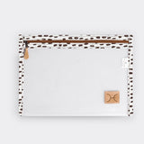 Clear Document Pouch Laminated Fabric RTS - Thandana UK