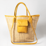 Maia Weave & Leather Bag - Thandana UK