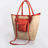 Maia Weave & Leather Bag - Thandana UK