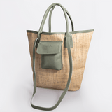Maia Weave & Leather Bag - Thandana UK