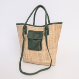 Maia Weave & Leather Bag - Thandana UK
