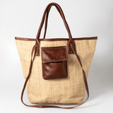 Maia Weave & Leather Bag - Thandana UK