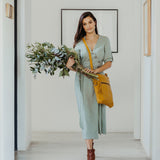Messenger Handbag Leather - Thandana UK