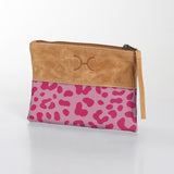 Pouch Laminated Fabric With Leather - Thandana UK