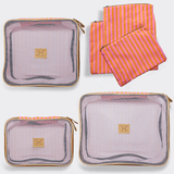 Travel Luggage Organizer Pods 6 piece set | Linear Preppy - Thandana UK