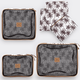 Travel Luggage Organizer Pods 6 piece set | Palm Neutral - Thandana UK