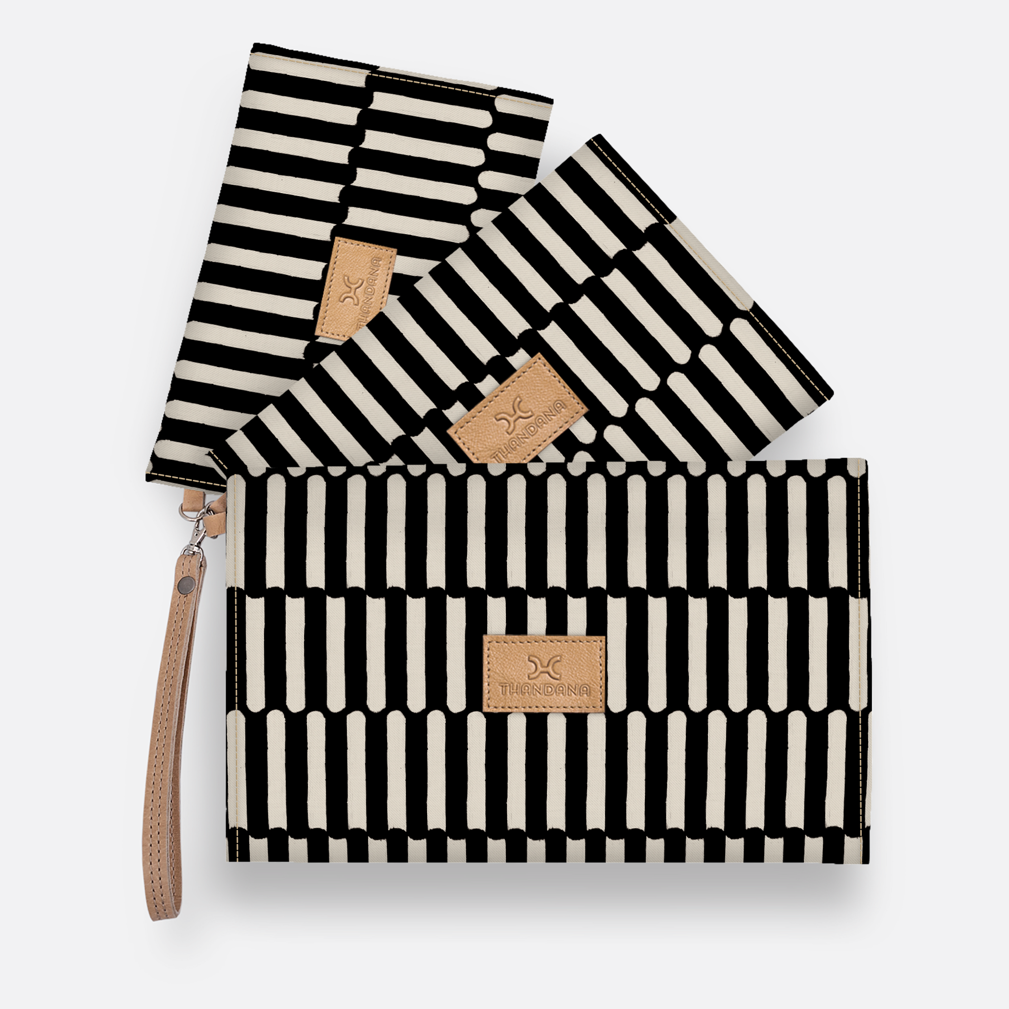 Accessory Pouches 3in1 | Laminated Fabric