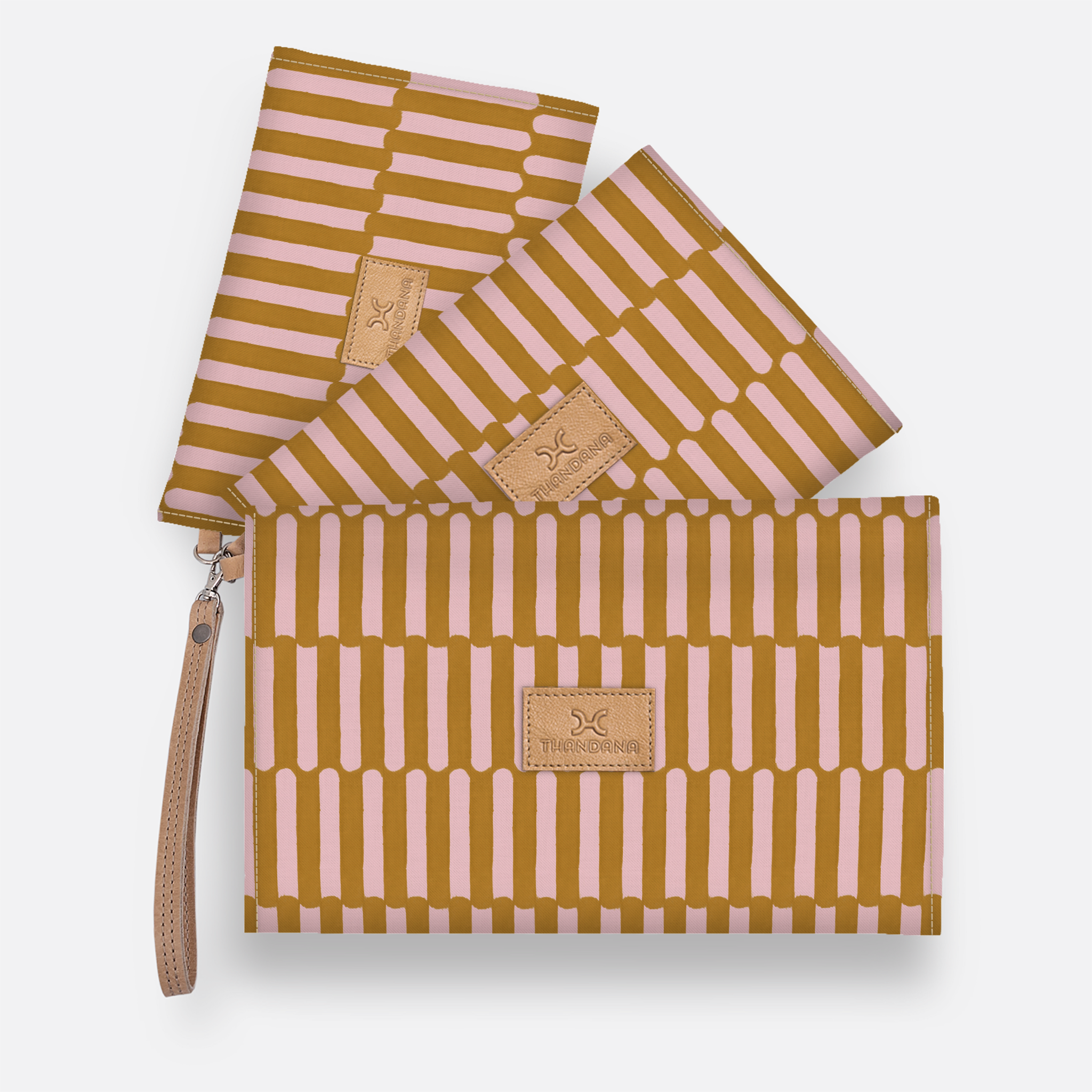 Accessory Pouches 3in1 | Laminated Fabric