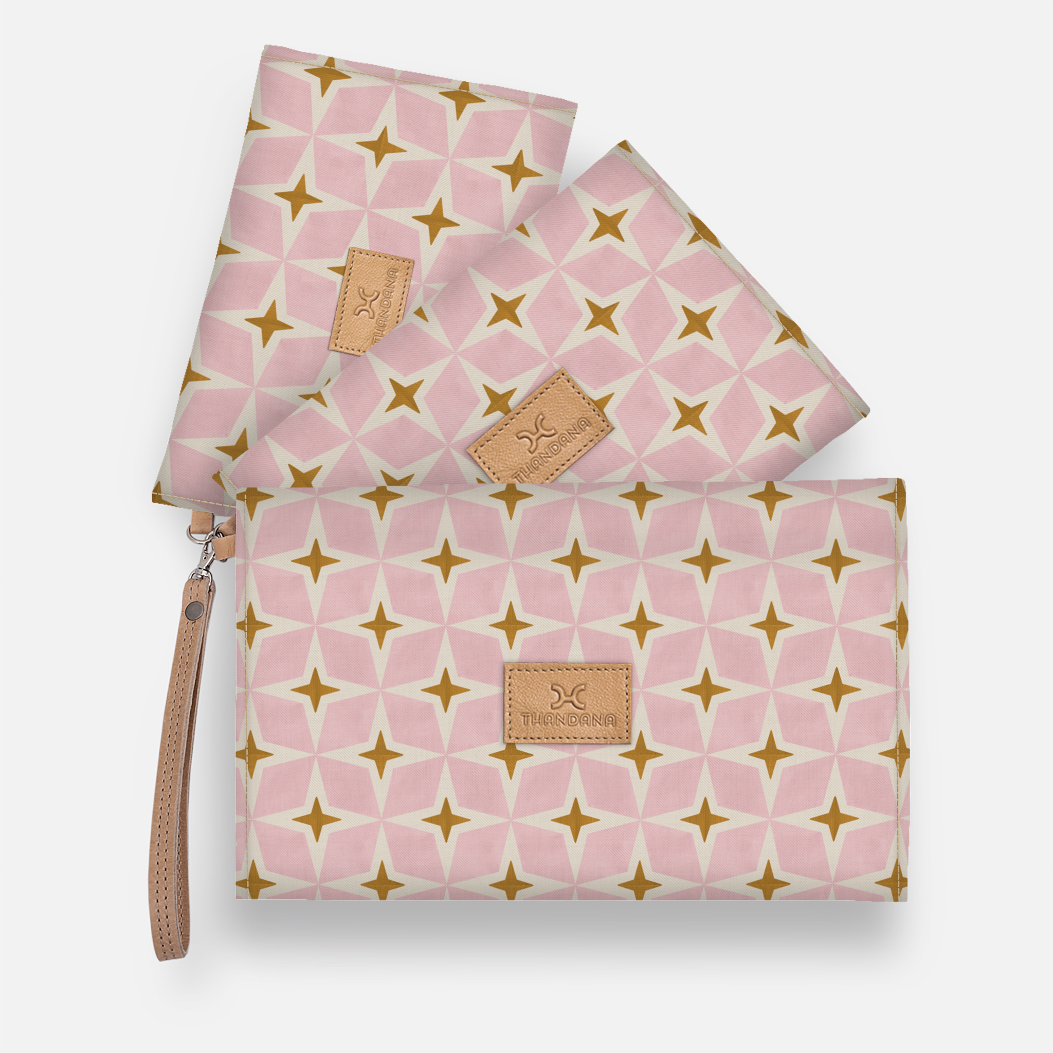 Accessory Pouches 3in1 | Laminated Fabric