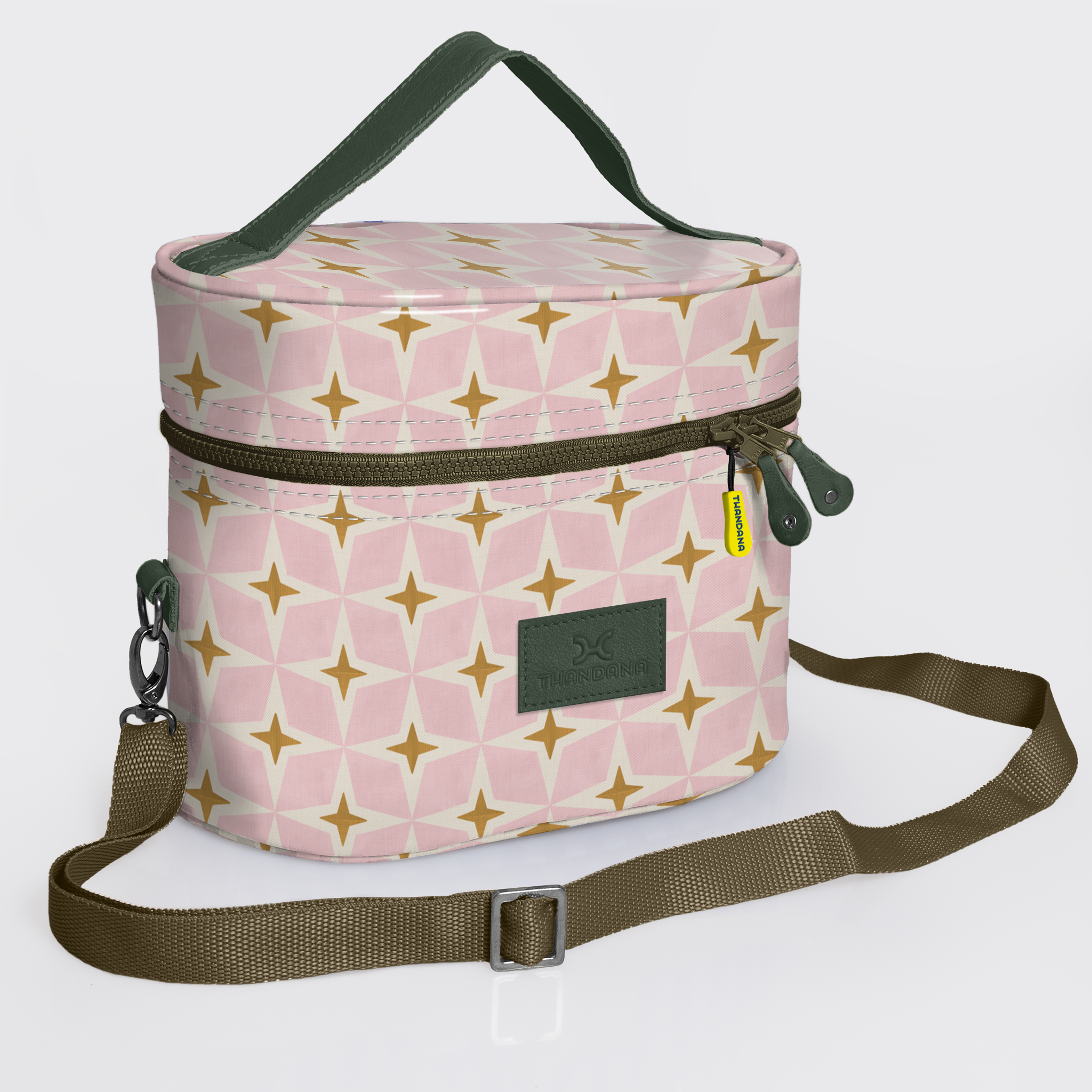 Bougie Vanity Olive | Laminated Fabric