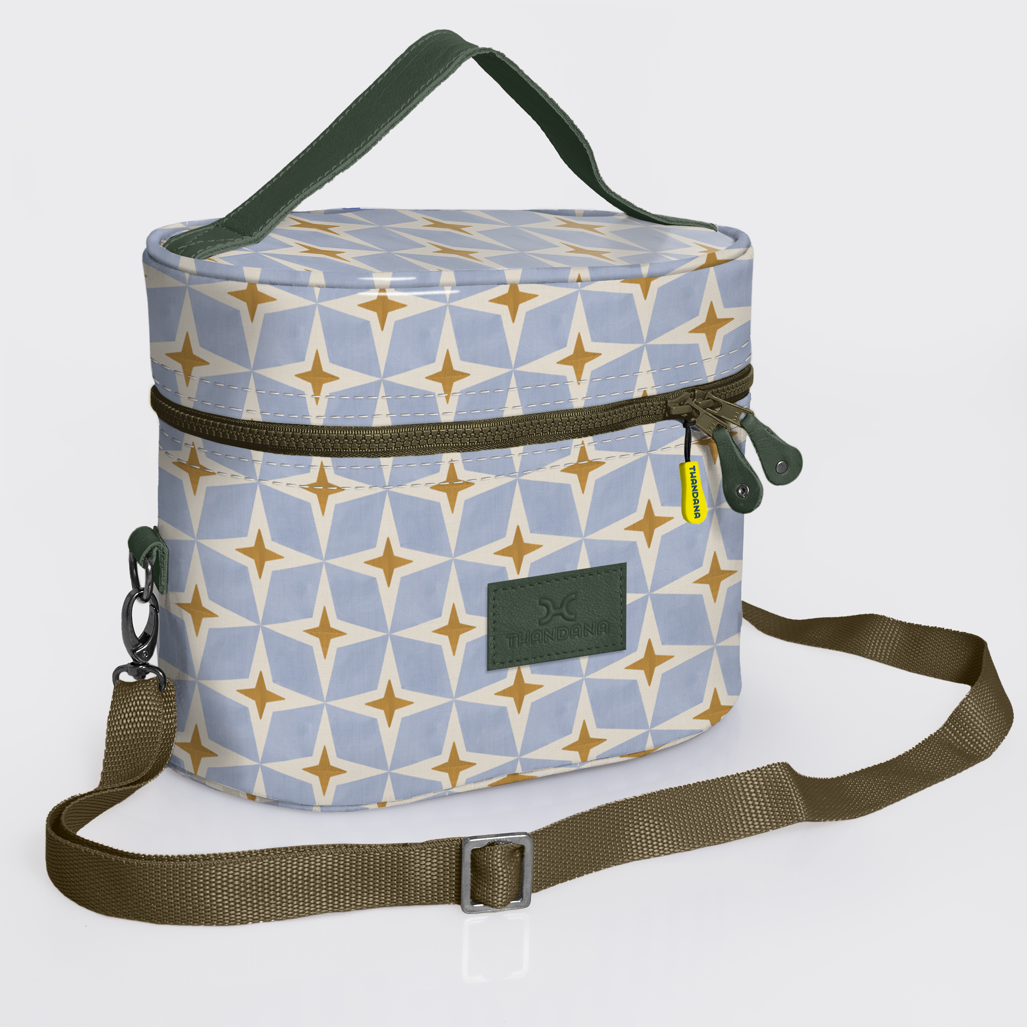 Bougie Vanity Olive | Laminated Fabric