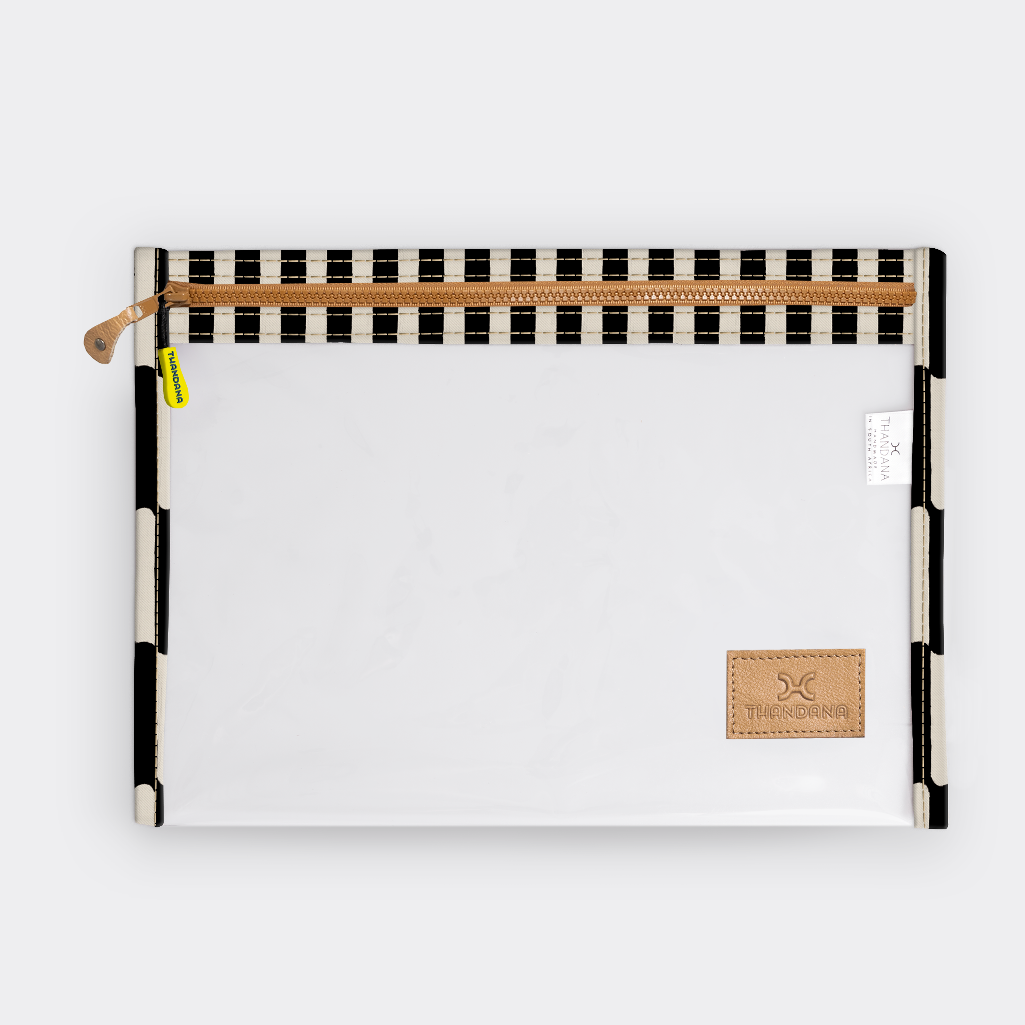 Clear Document Pouch | Laminated Fabric