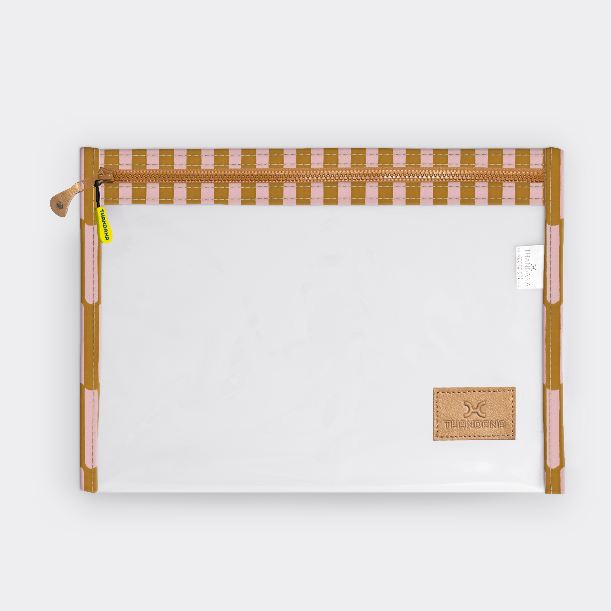 Clear Document Pouch | Laminated Fabric