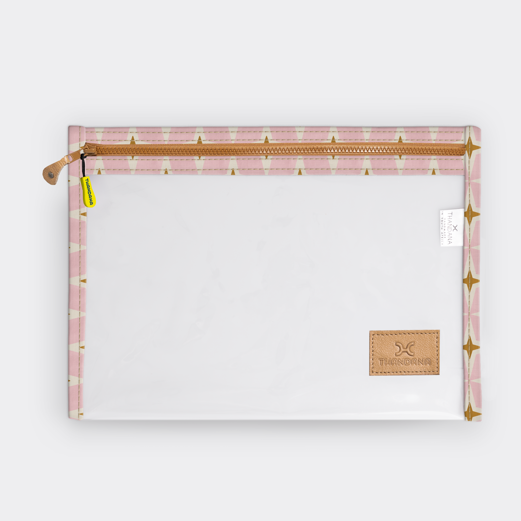 Clear Document Pouch | Laminated Fabric