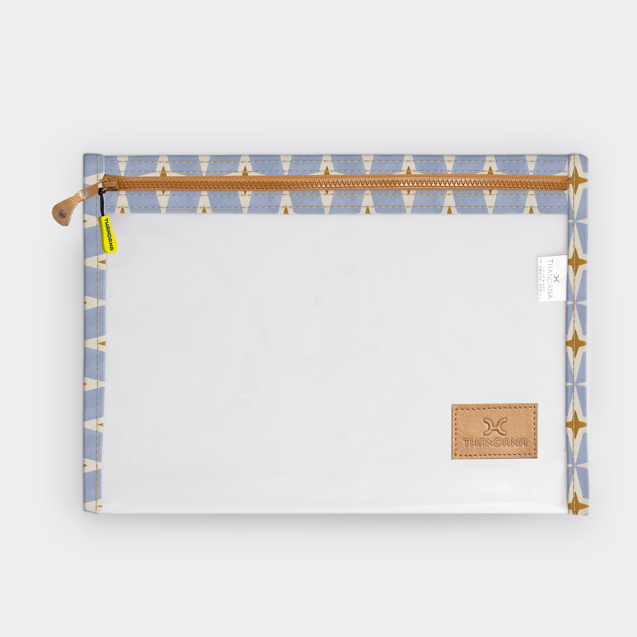 Clear Document Pouch | Laminated Fabric