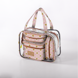 Cosmetic Maxi Bag Set | Laminated Fabric