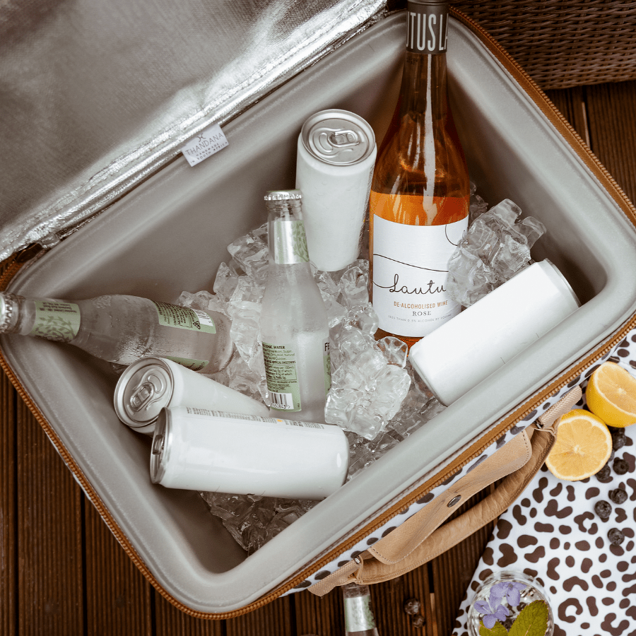 25L Box Cooler Laminated Fabric Hard Plastic Inner RTS - Thandana UK