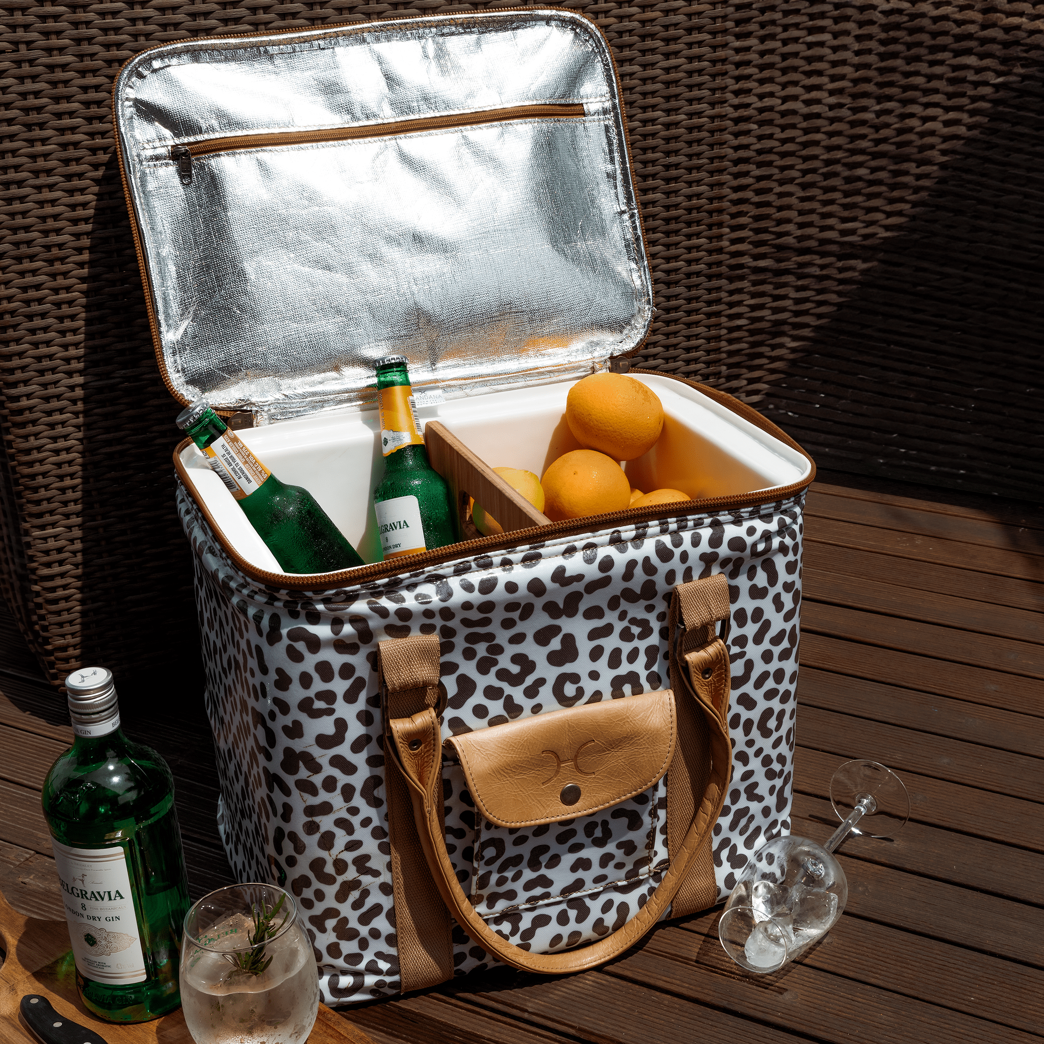 25L Box Cooler Laminated Fabric Hard Plastic Inner RTS - Thandana UK