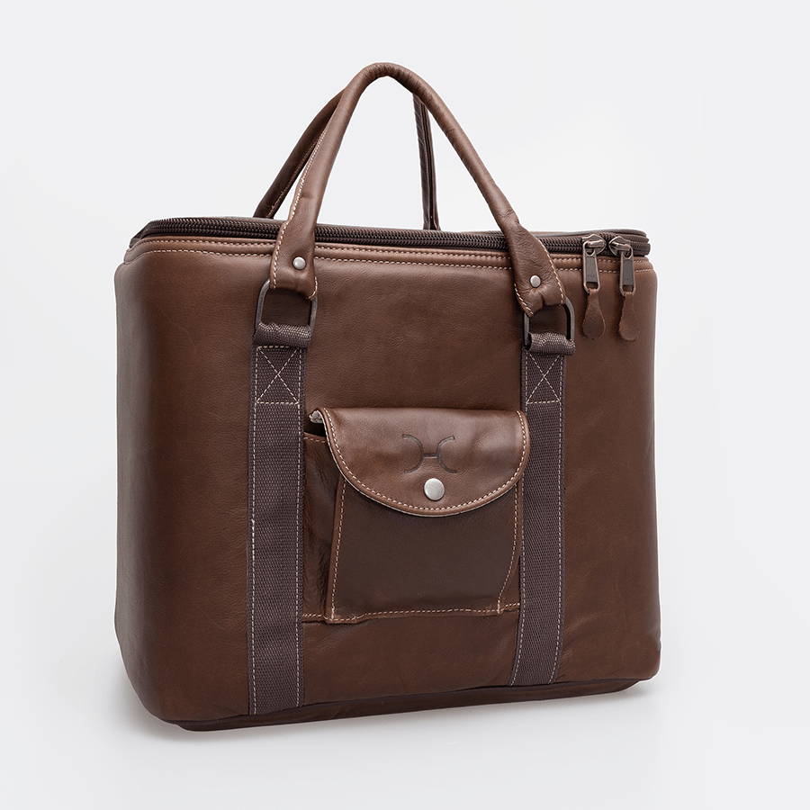 25L Box Cooler Leather Hard Plastic Inner - Thandana UK