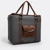 25L Box Cooler Wax Canvas & Leather Hard Plastic Inner RTS - Thandana UK