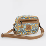 Lipstick Bag | Laminated Fabric with Genuine Leather | In Stock