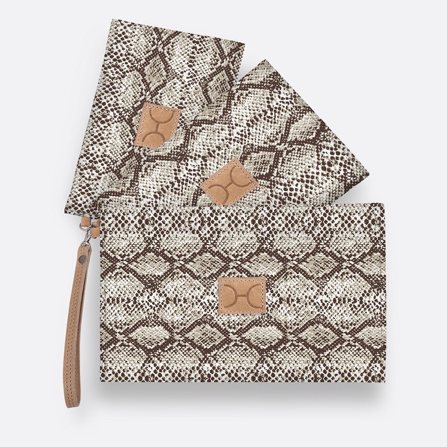 Accessory Pouches 3in1 Laminated Fabric - Thandana UK