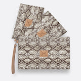 Accessory Pouches 3in1 Laminated Fabric - Thandana UK
