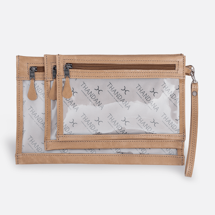Accessory Pouches 3in1 Leather RTS - Thandana UK
