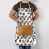 Apron Laminated Fabric with Leather Pouch - Thandana UK