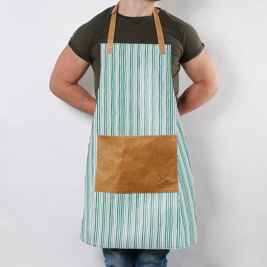 Apron Laminated Fabric with Leather Pouch - Thandana UK