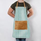 Apron Laminated Fabric with Leather Pouch - Thandana UK