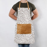 Apron Laminated Fabric with Leather Pouch - Thandana UK