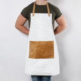 Apron Laminated Fabric with Leather Pouch - Thandana UK