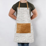Apron Laminated Fabric with Leather Pouch - Thandana UK