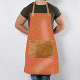 Apron Laminated Fabric with Leather Pouch - Thandana UK