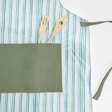 Apron Laminated Fabric with Leather Pouch - Thandana UK