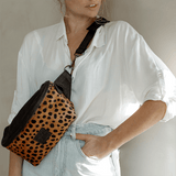 Ari Bumbag Faux Fur Printed Leather RTS - Thandana UK