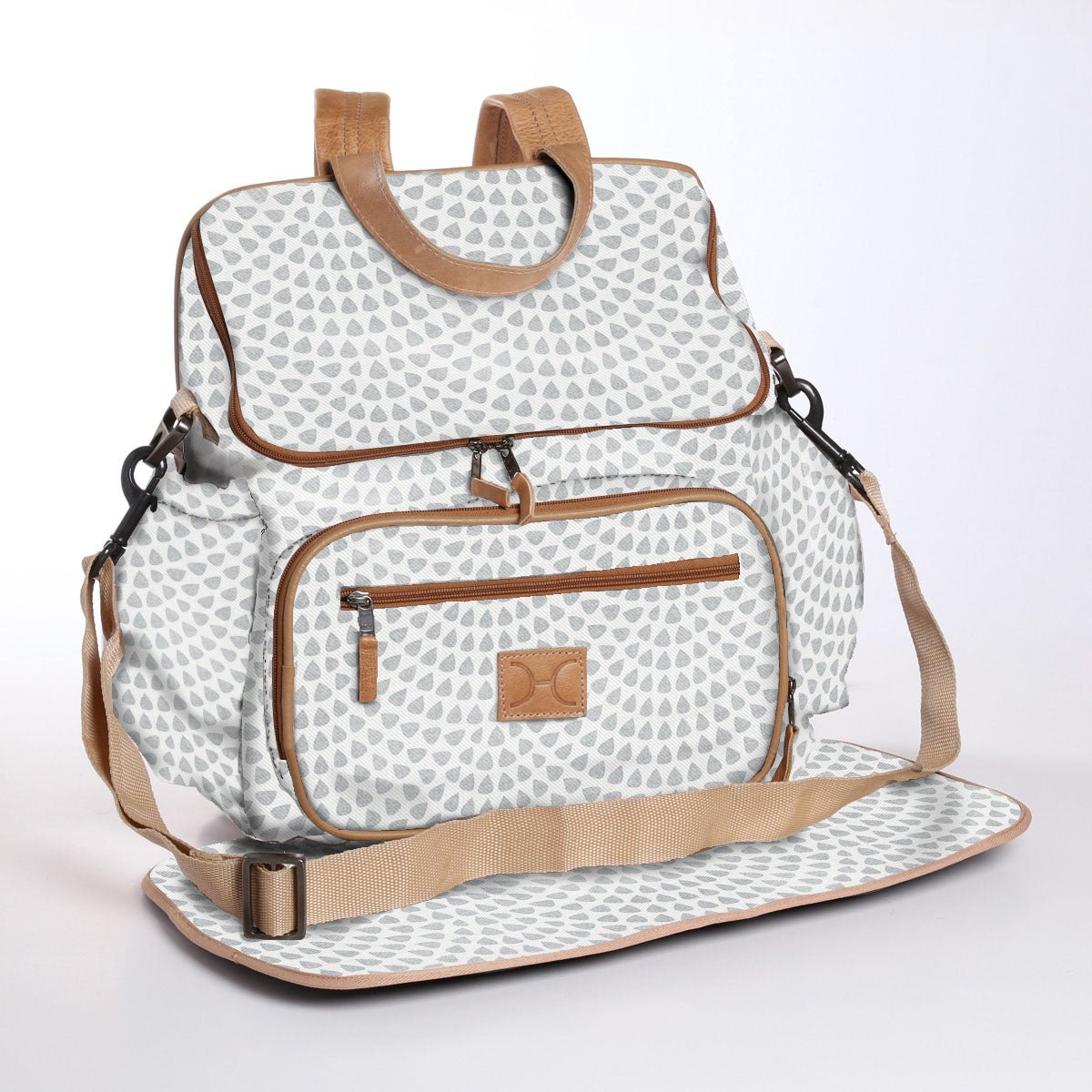 Baby Nappy Backpack Laminated Fabric RTS - Thandana UK