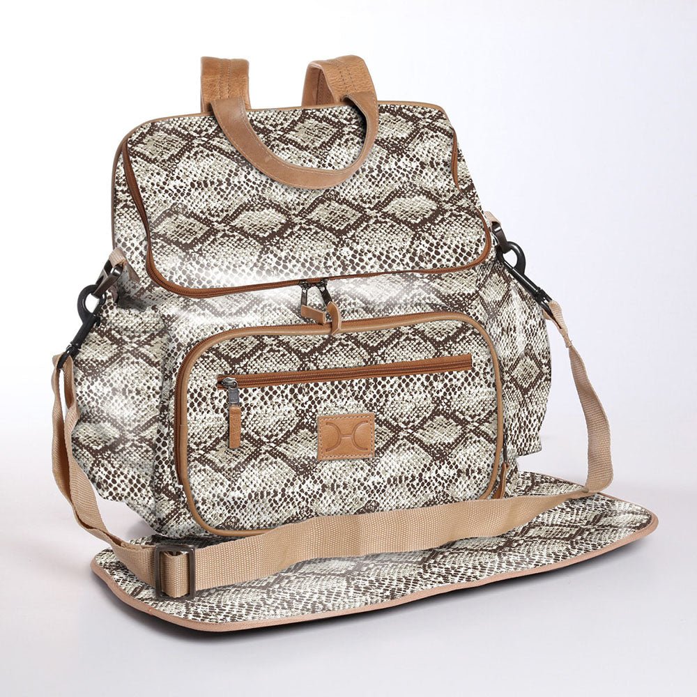Baby Nappy Backpack Laminated Fabric RTS - Thandana UK